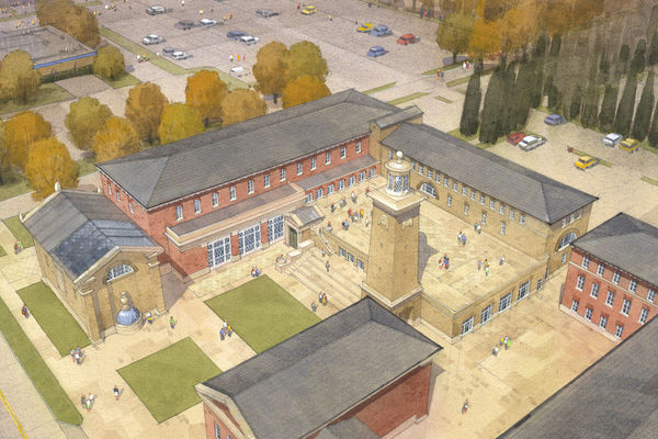 Architectural Renderings of Walsh Family Hall 