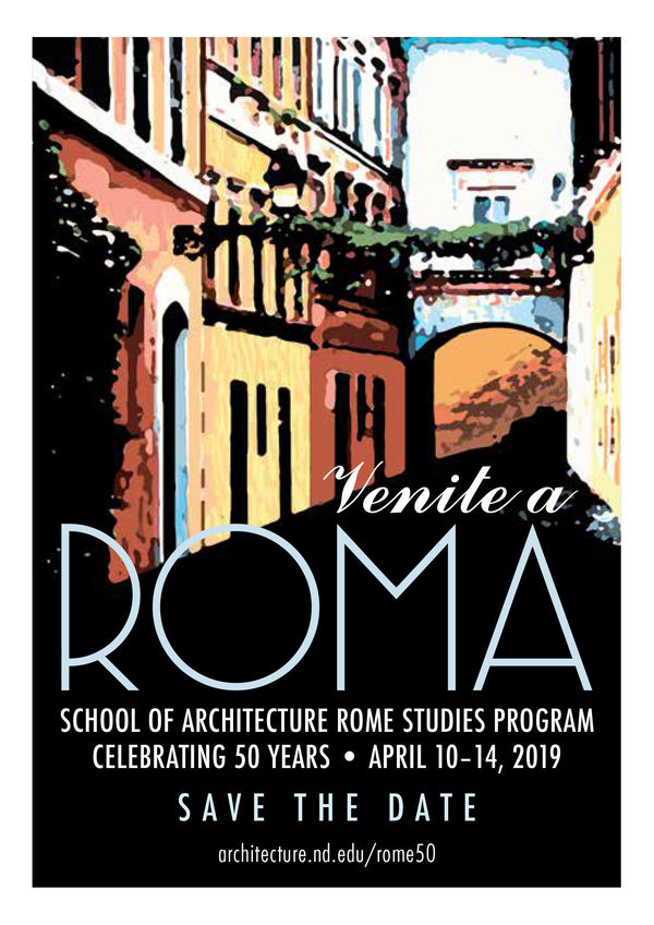 Rome 50 Years Save The Date